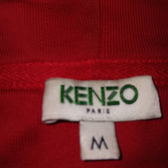KENZO RED EYE EMBROIDERY HOODIE SWEATSHIRT - Picture 3 of 15